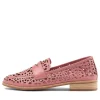 Addah Pretty Pink Leather Loafers