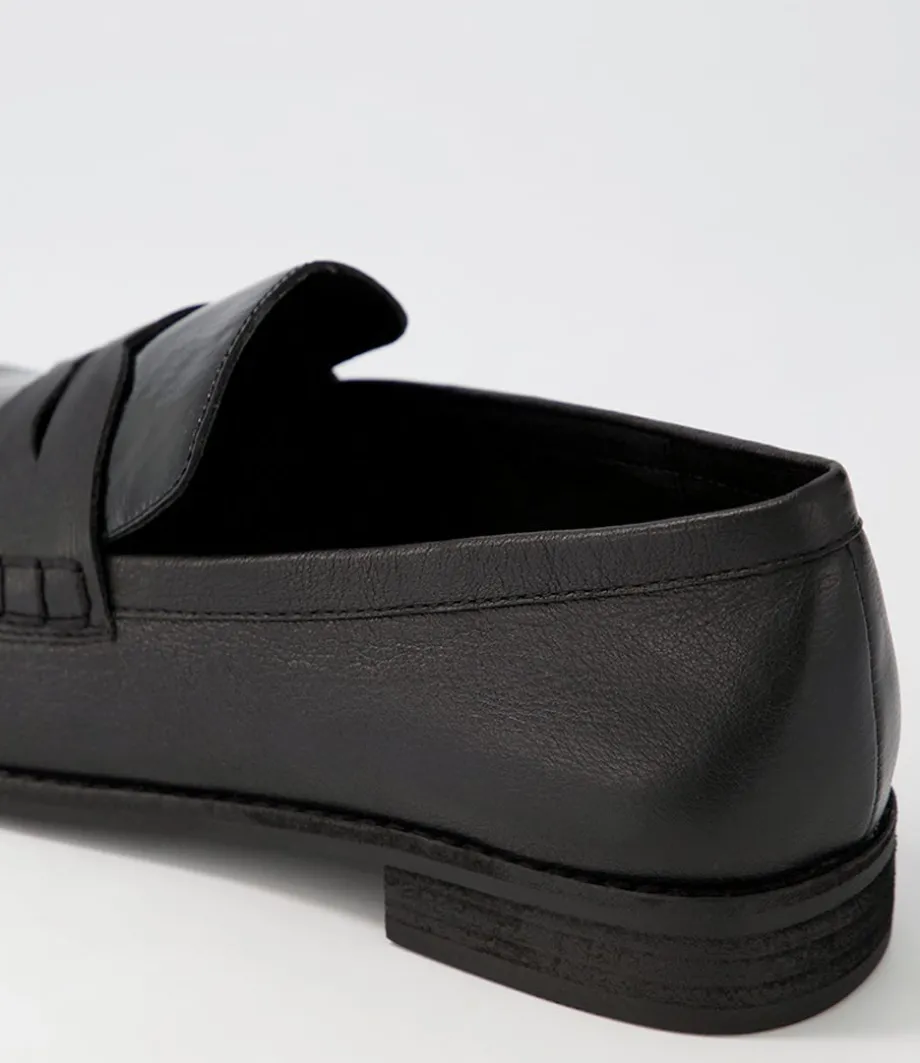 Agape Black Patent Leather Loafers
