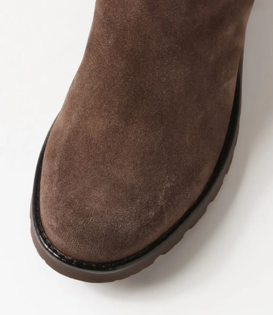 Agnes Mohair Suede Chelsea Boots