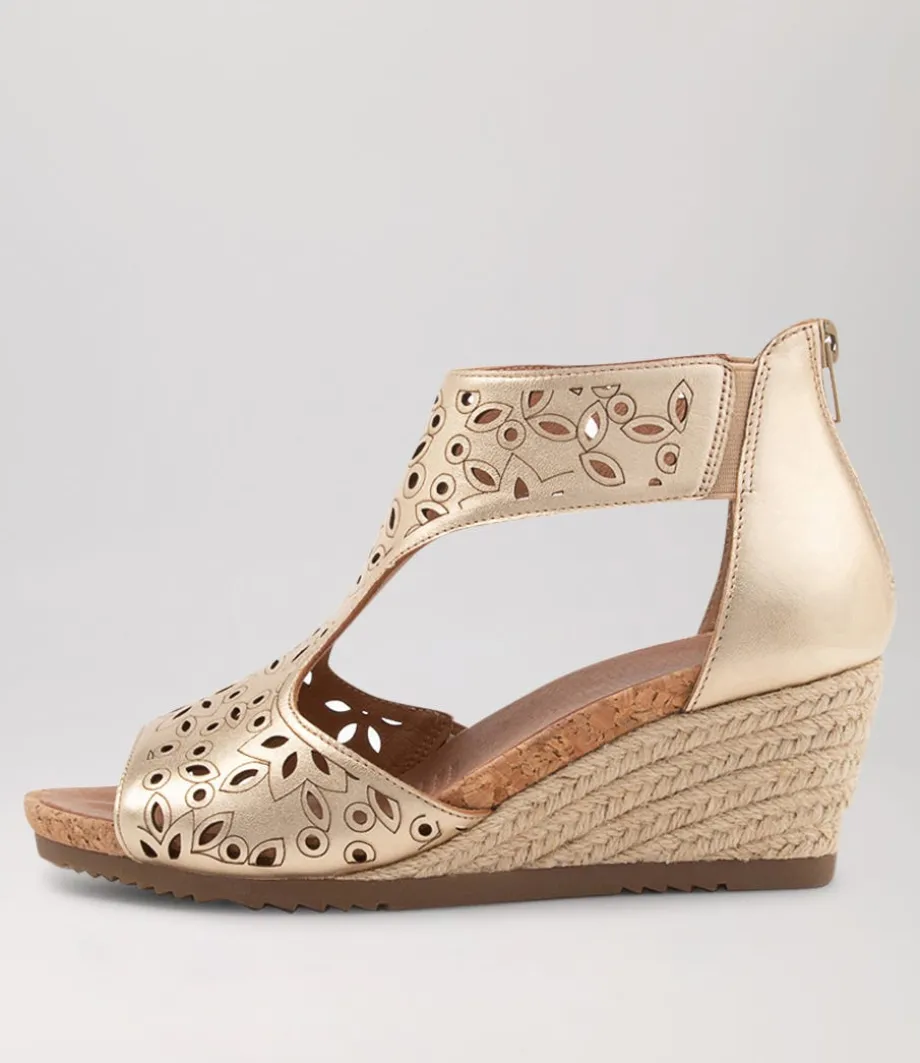 Albert Platinum Leather Espadrilles