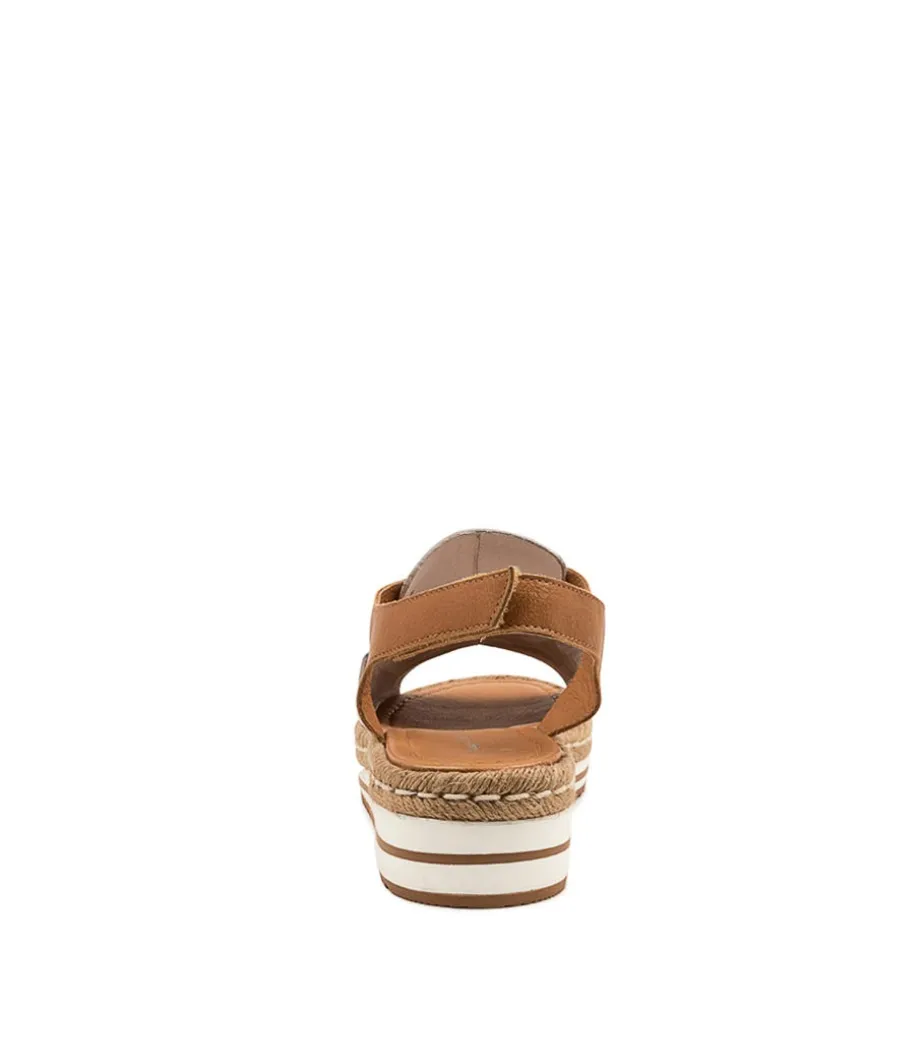 Alora Lrg White-Dk Tan