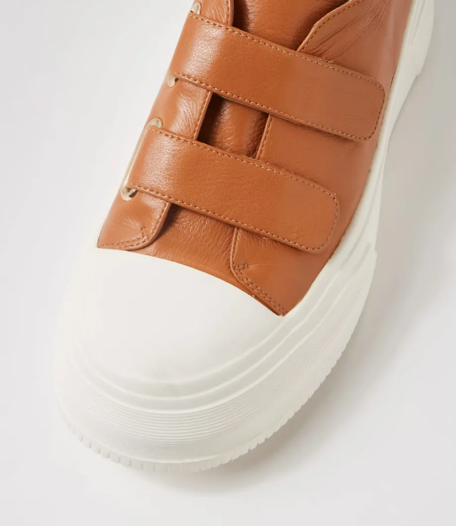Alpin Scotch White Leather Stitch Sneakers
