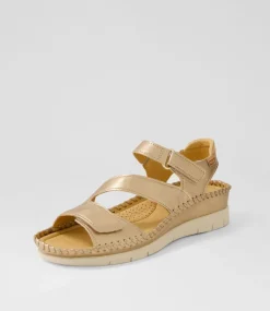 Altea 31 Champagne Leather Sandals