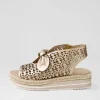 Altona Champagne Rope Leather Espadrilles