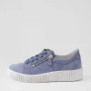 Amelia Nautic White Suede Sneakers