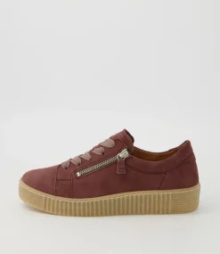 Amelia Pastel Rose Suede Sneakers