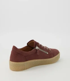 Amelia Pastel Rose Suede Sneakers
