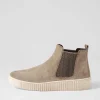 Angels Beige Suede Chelsea Boots