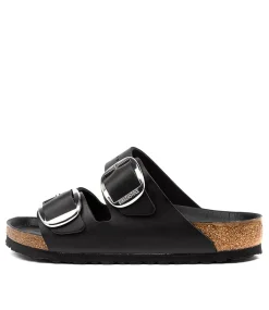 Arizona Big Buckle Black Oiled Leather