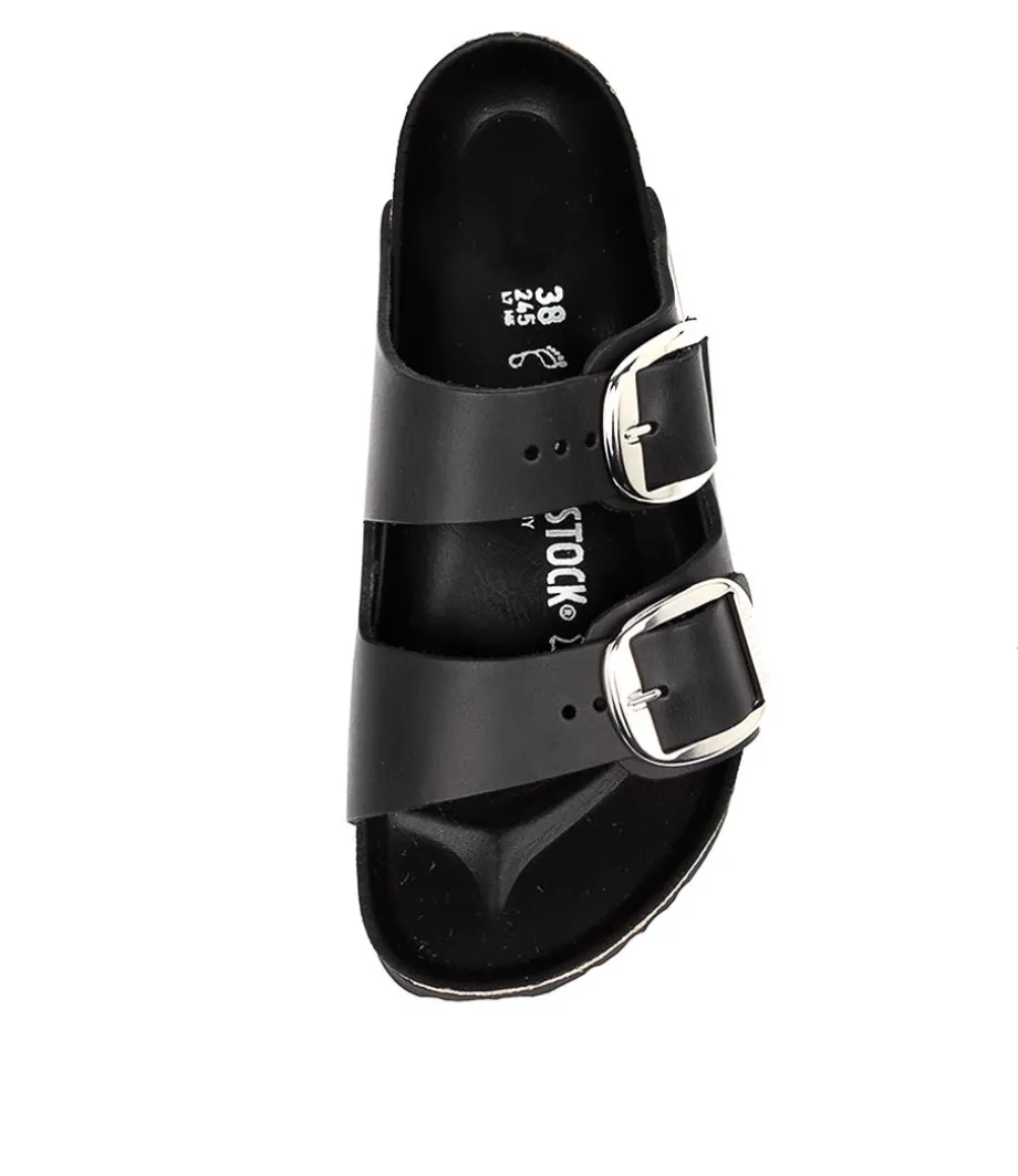 Arizona Big Buckle Black Oiled Leather