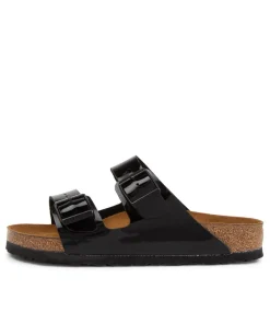 Arizona Black Patent Birko-Flor Slides
