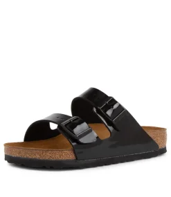 Arizona Black Patent Birko-Flor Slides