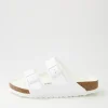 Arizona Semi Exq White Birkoflor Slides