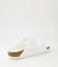 Arizona Semi Exq White Birkoflor Slides