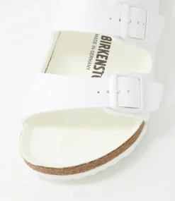 Arizona Semi Exq White Birkoflor Slides