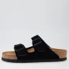 Arizona Sfb Black Suede Slides