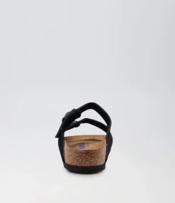 Arizona Sfb Black Suede Slides