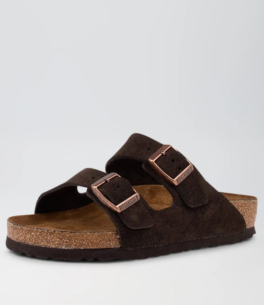 Arizona Sfb Mocca Suede Slides