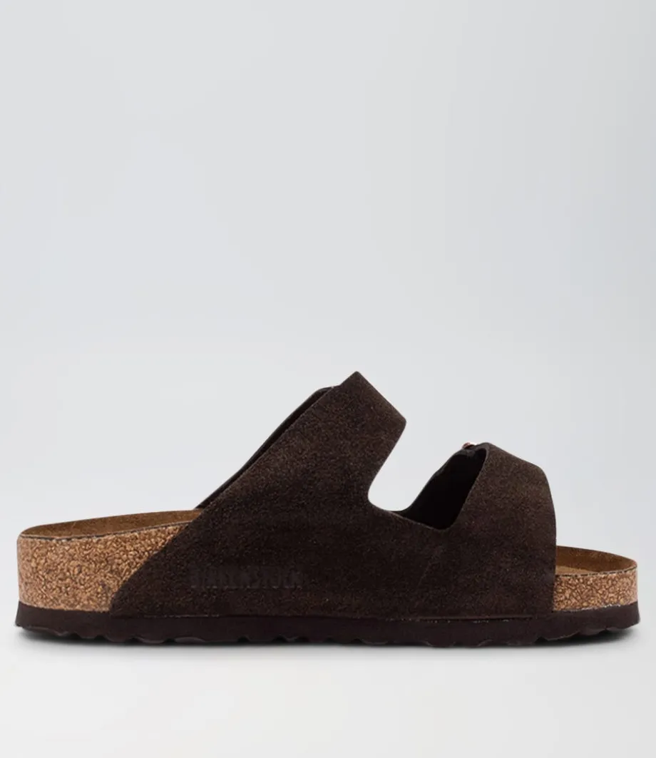 Arizona Sfb Mocca Suede Slides