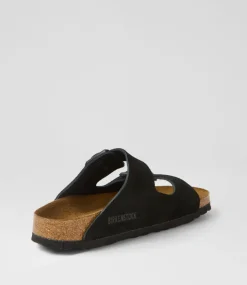 Arizona Sfb Su Narrow W Black Suede Slides