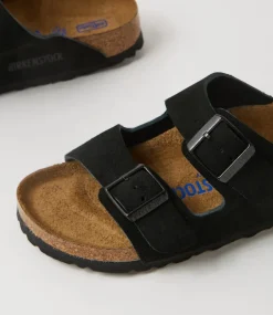 Arizona Sfb Su Narrow W Black Suede Slides