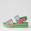 Atha Emerald Flowermania Leather Espadrilles
