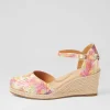 Autumn W Multi Palms Leather Wedges