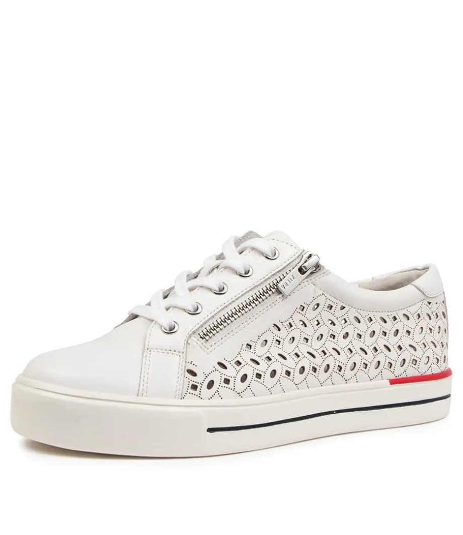 Ayleen W White Leather