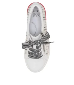 Ayleen W White Leather