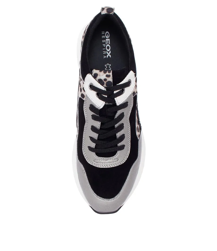Backsie Black Mix Suede Sneakers