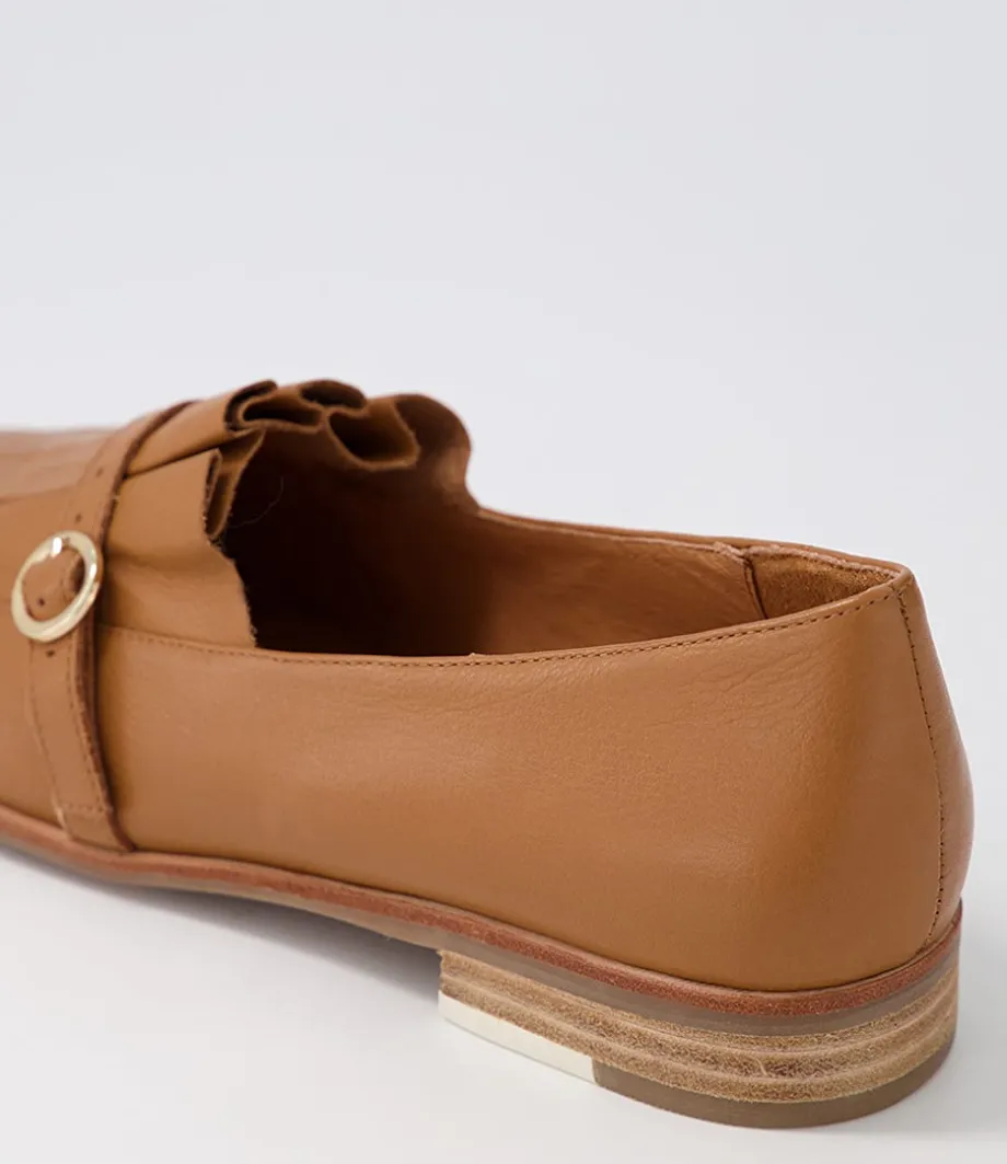 Banzos Dark Tan Leather Loafers