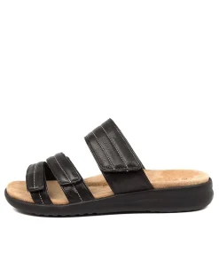 Barbra Xw Black-Black Lea