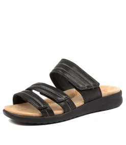 Barbra Xw Black-Black Lea