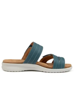 Barbra Xw Blue-White Lea
