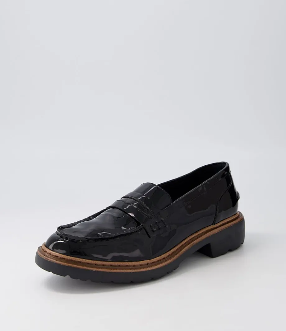 Benicio Black Patent Leather Loafers