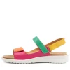Benji Xw Bright Multi Leather Sandals