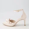 Benzals Nude Satin Heels