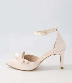 Benzals Nude Satin Heels