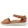 Beverly Xw Tan-White Leather Sandals