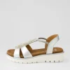 Bilbao 12 Silber Leather Sandals