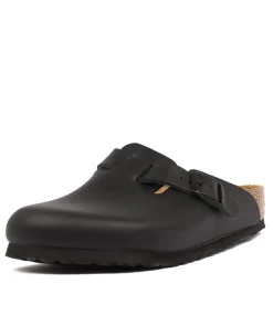 Boston Black Smooth Leather
