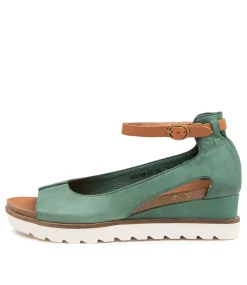 Brayan Ocean Dark Tan Leather Sandals