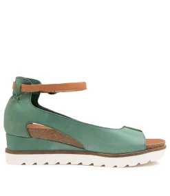 Brayan Ocean Dark Tan Leather Sandals