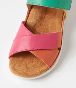 Bronn Xw Bright Multi Leather Sandals
