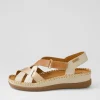 Cadaques 41 Marfil Leather Sandals