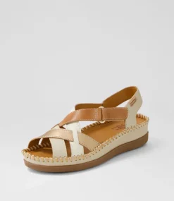 Cadaques 41 Marfil Leather Sandals