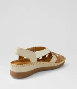 Cadaques 41 Marfil Leather Sandals