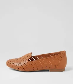 Calbert Xf Tan Leather Loafers