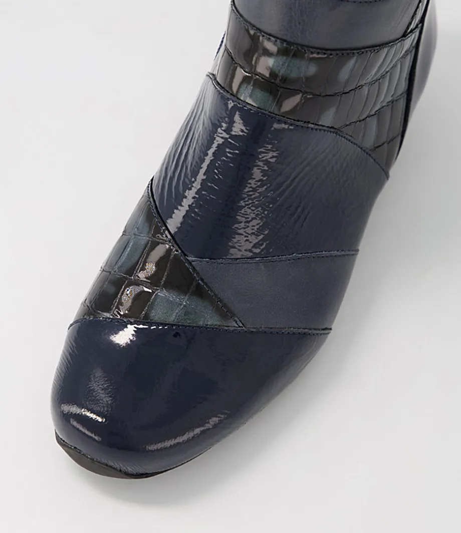 Canton Xw Navy Mix Ankle Boots