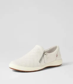 Caren 22 Weiss Leather Sneakers